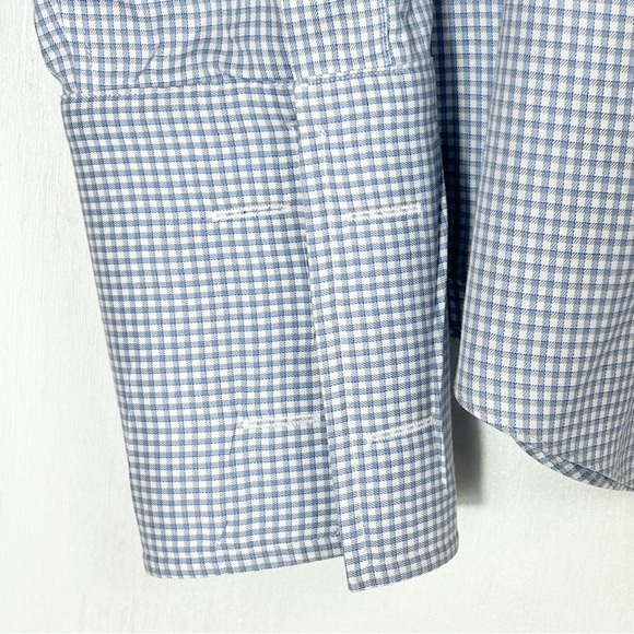 Brooks | Mens regent dress shirt size 16-36 French cuffs button down plaid - Picture 14 of 15